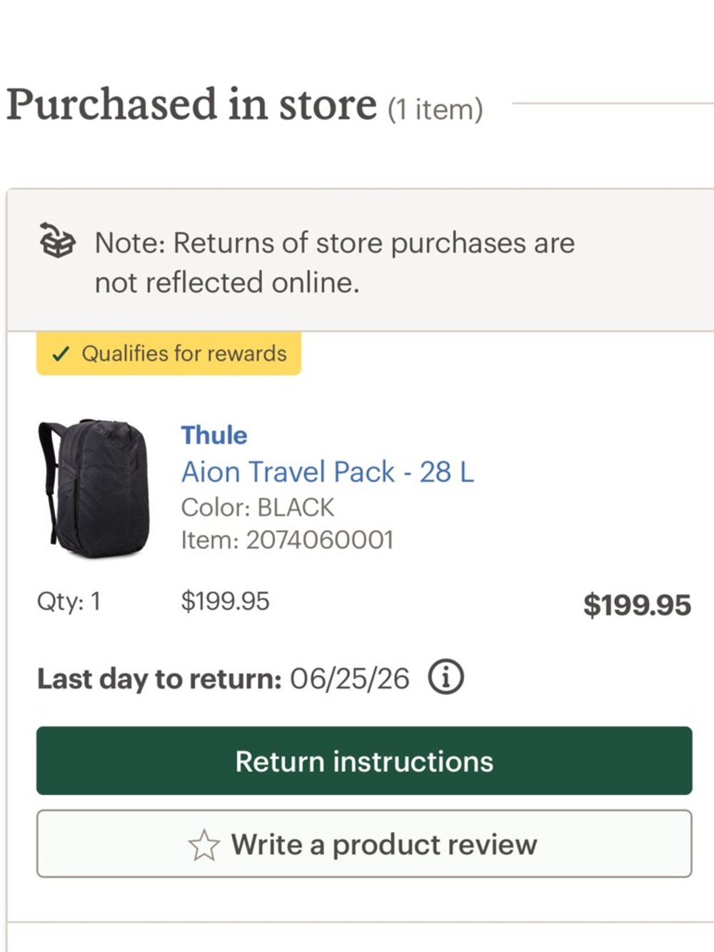 Thule Aion Travel Pack - 28 L - Picture 7 of 7